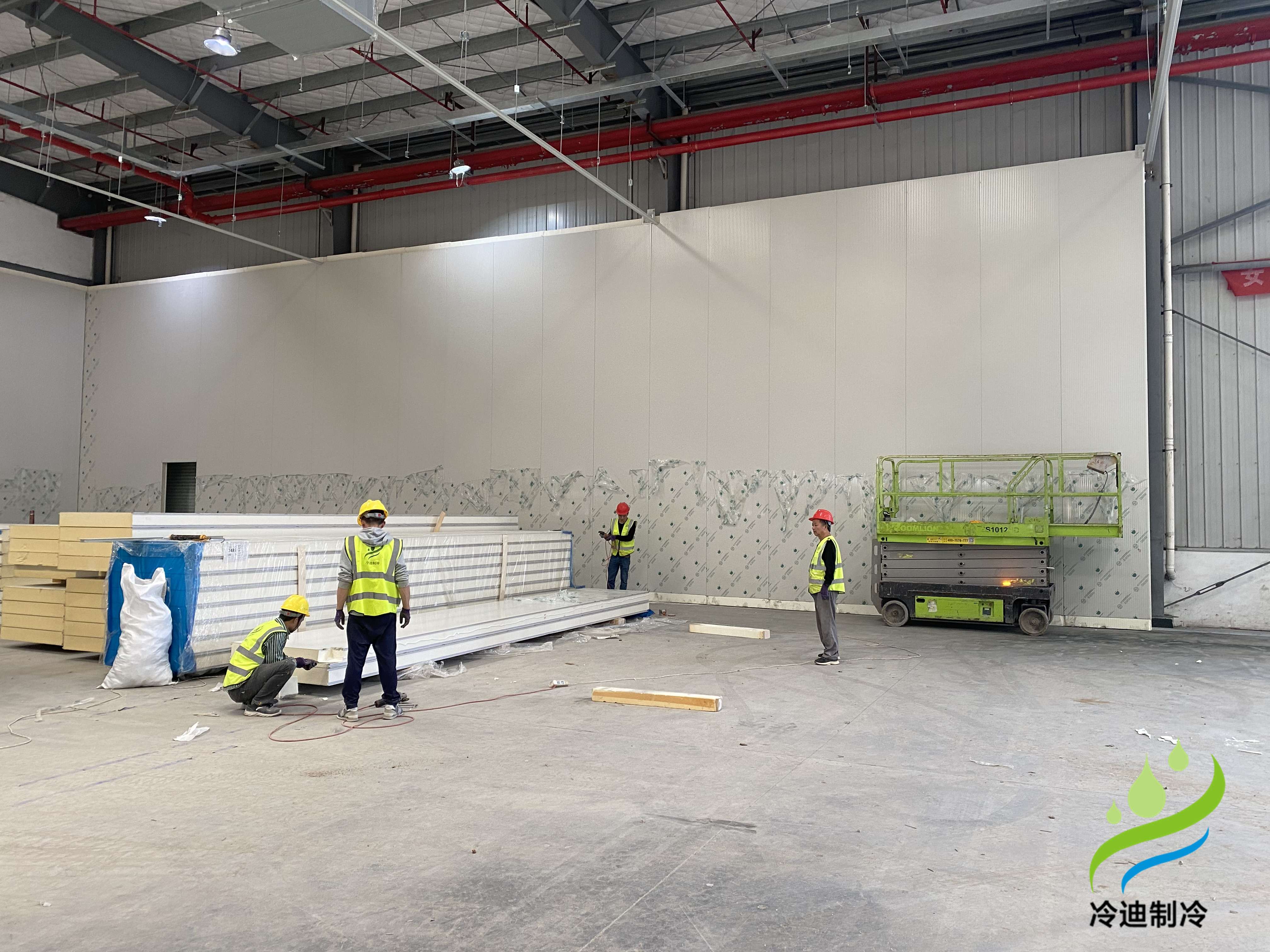 三只松鼠食品冷庫工程建造案例(一期)(圖7) 三只松鼠冷庫安裝